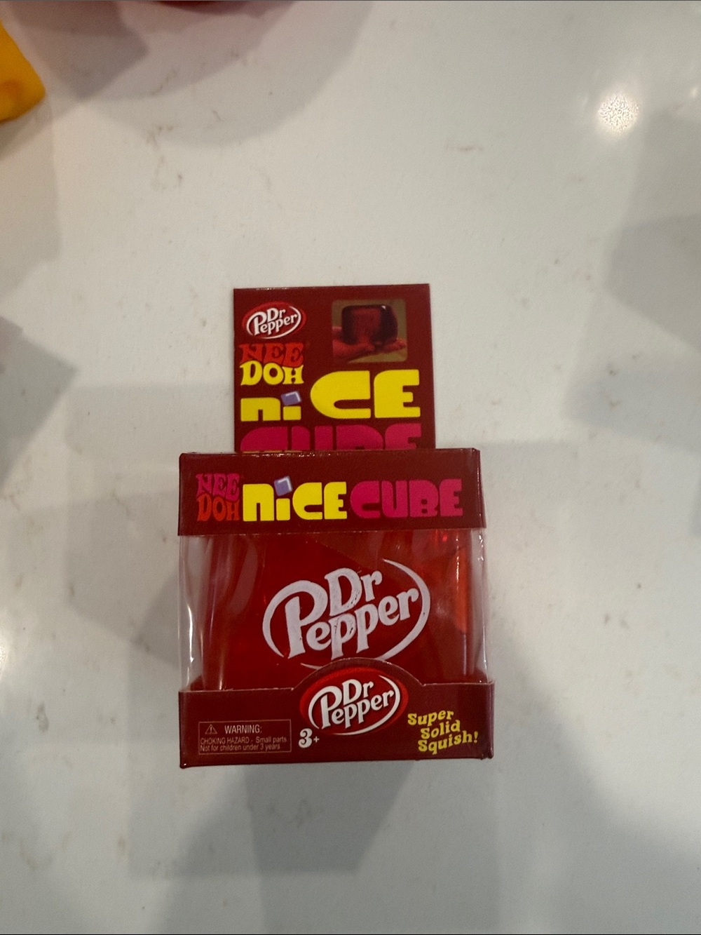 Squishy Red Nice Cube Stress Toy smusher toy- Branded Squishy